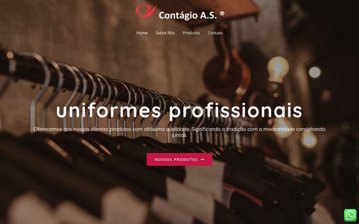 Screenshot of contagioas.com.br