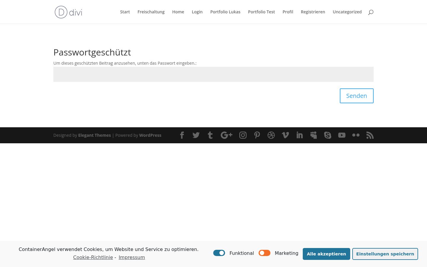 Screenshot tal-banner tal-kunsens muri qabel kwalunkwe interazzjoni
