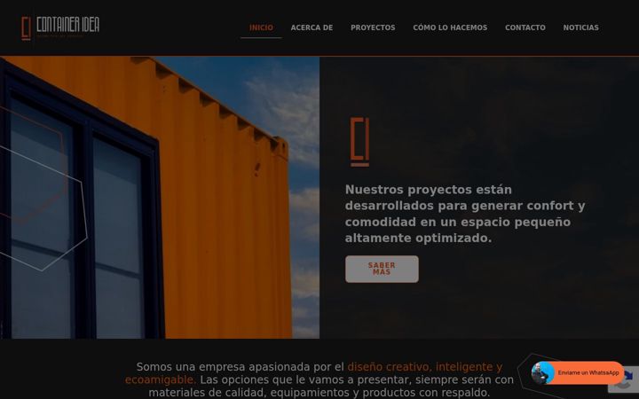 Screenshot of containeridea.pro