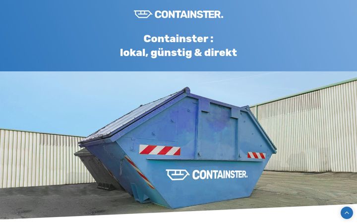 Screenshot of containster.de