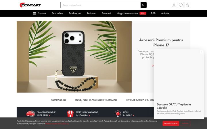 Screenshot di contakt.ro