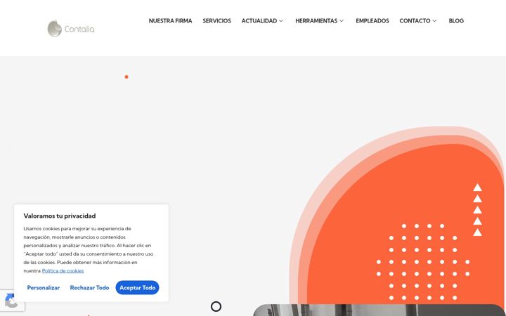 Screenshot of contalia.es