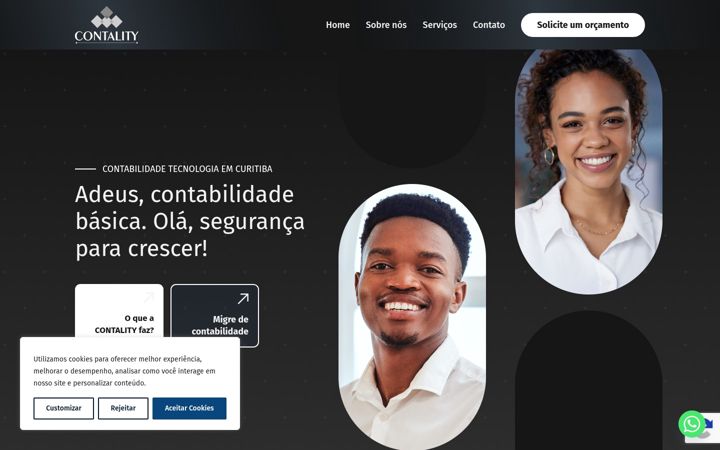 Screenshot of contality.com.br