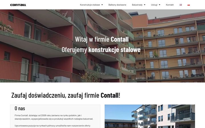 Screenshot of contall.pl