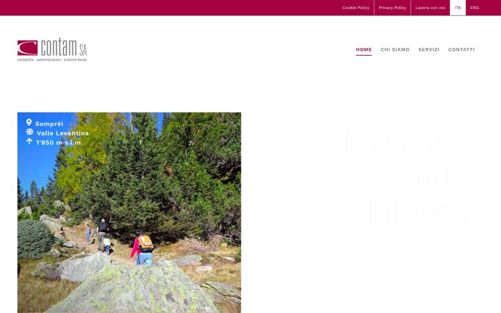 Screenshot of contam.ch