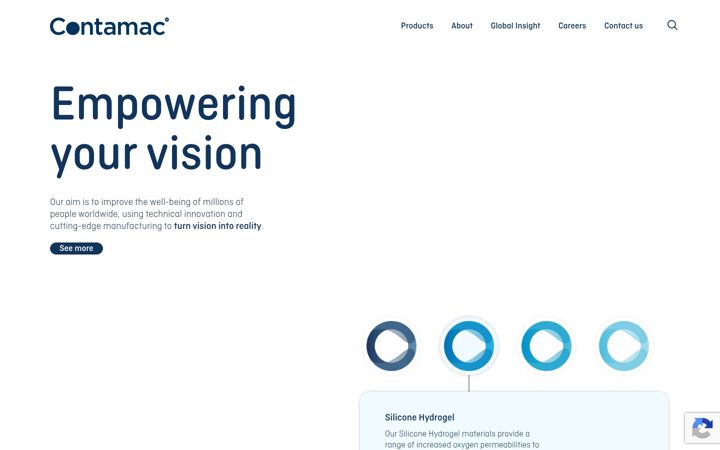 Screenshot of contamac.com