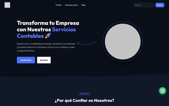 Screenshot of contamas.com