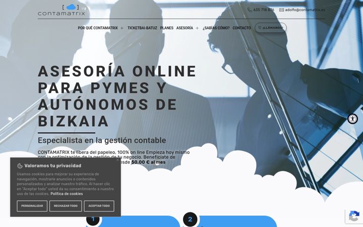 Screenshot of contamatrix.es
