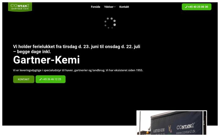 Screenshot of contan2.dk