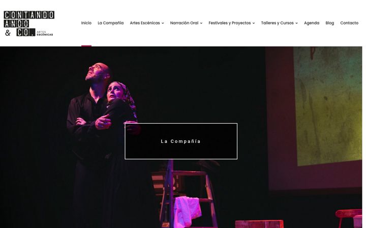 Screenshot of contandoando.com