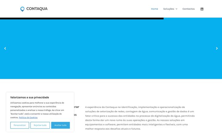 Screenshot of contaqua.pt