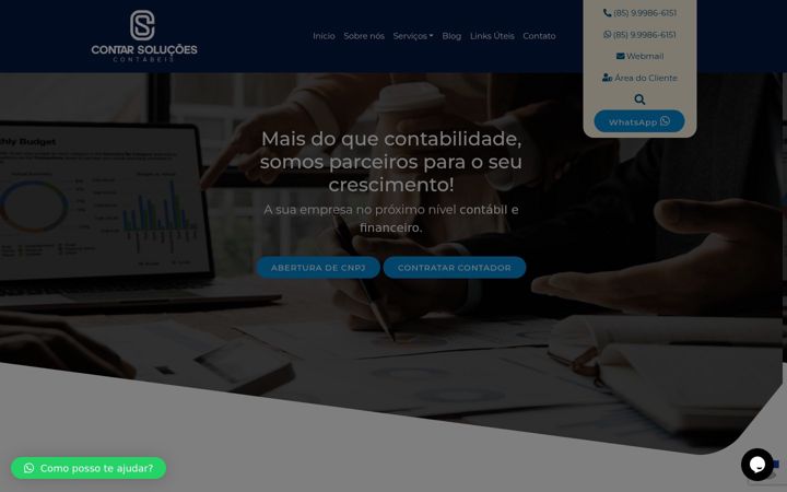 Snimka zaslona za contarcontab.com.br