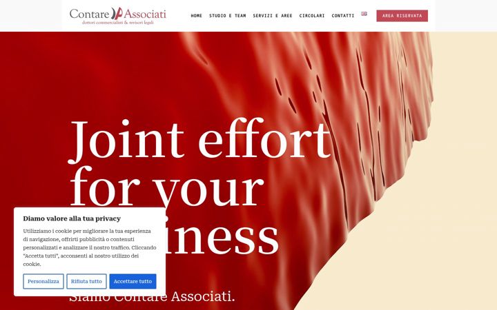 Screenshot of contare.com