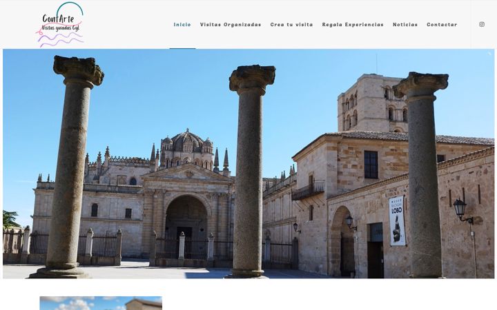 Screenshot of contartezamora.es