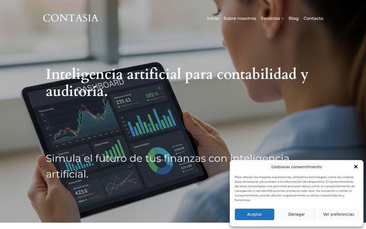 Screenshot of contasia.es