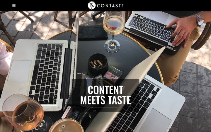 Screenshot of contaste.de