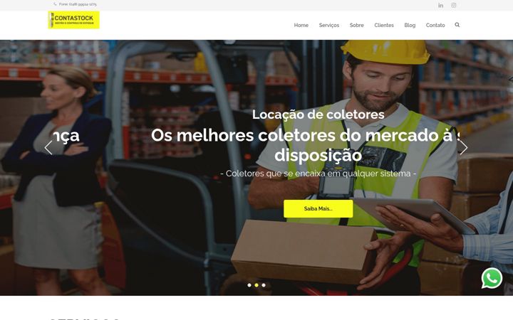 Screenshot of contastock.com.br