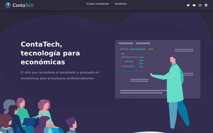 Screenshot of contatech.org