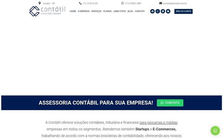 Screenshot of contatil.com.br