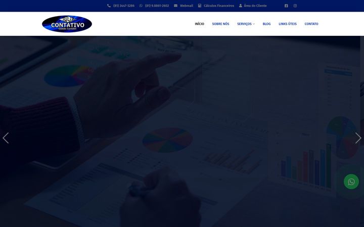 Snimka zaslona za contativocontabil.com.br