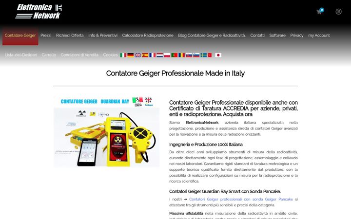Screenshot of contatoregeiger.net