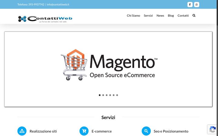 Screenshot of contattiweb.it