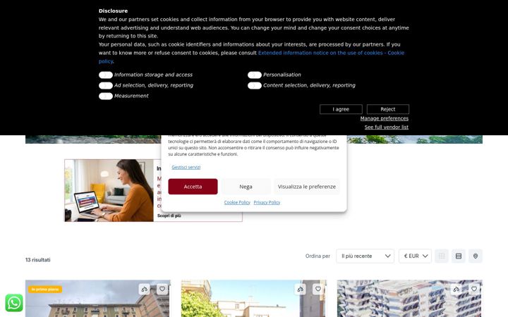 Screenshot of contattocasa.it