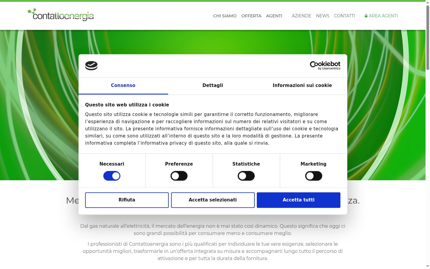 Sutikimo reklamjuostės, rodytos prieš bet kokią sąveiką, ekrano kopija