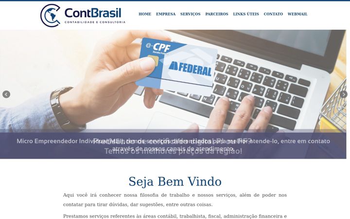 Screenshot of contbrasil.cnt.br