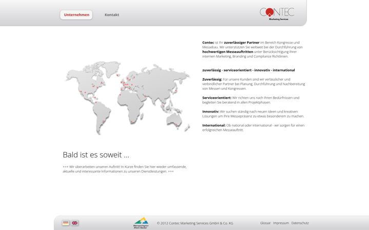 Screenshot of contec-kg.de