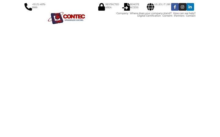 Snimka zaslona za contec.com.br