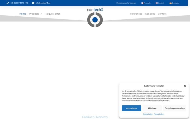 Screenshot of contech3.de