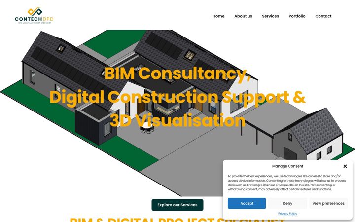 Screenshot of contechdpd.com
