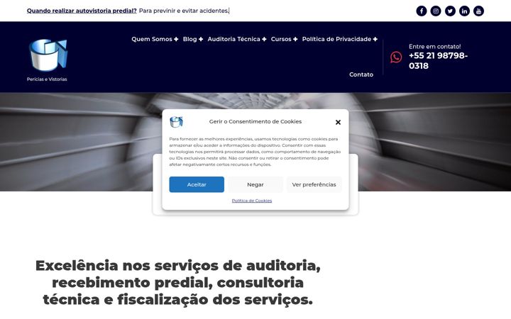 Snimka zaslona za contechengenharia.com.br