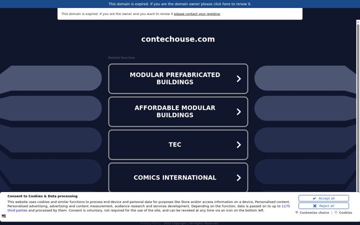 Screenshot of contechouse.com