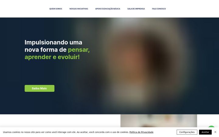 Screenshot of contecomamatematica.com.br