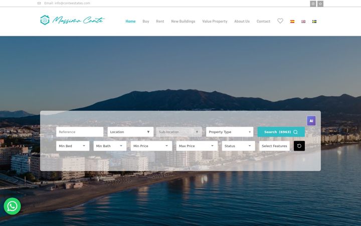 Screenshot of conteestates.com