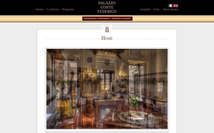 Screenshot of contefederico.com