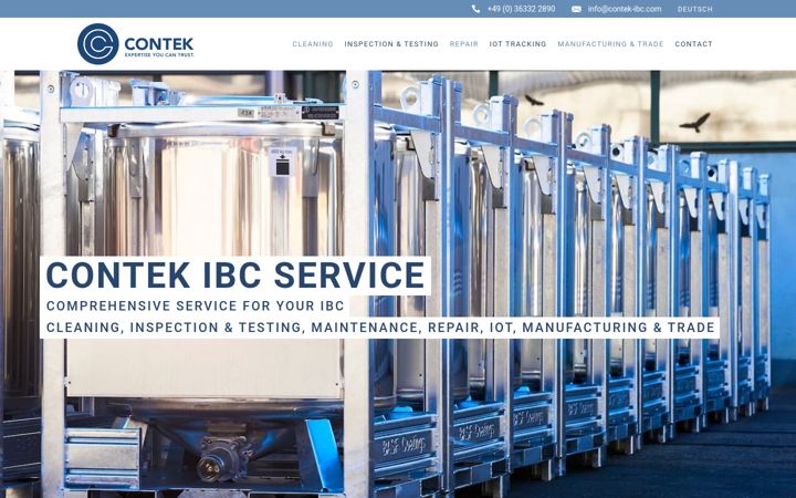 Screenshot of contek-ibc.com