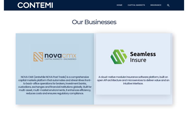 Screenshot of contemi.com