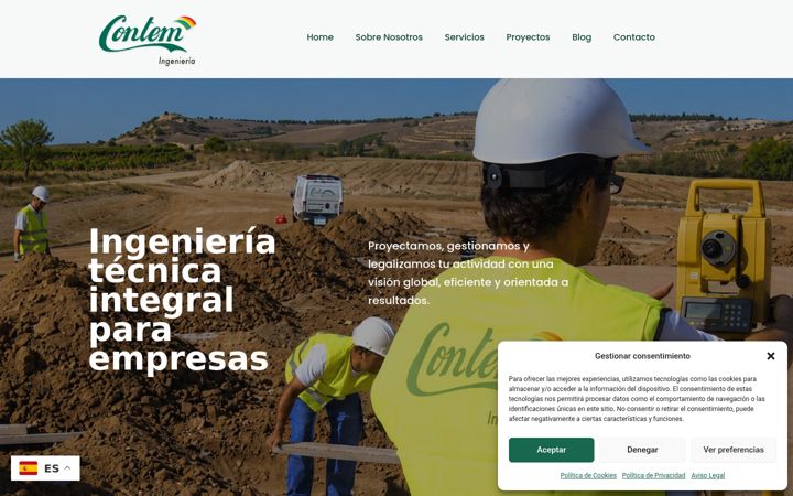 Capture d'écran de contemingenieria.es