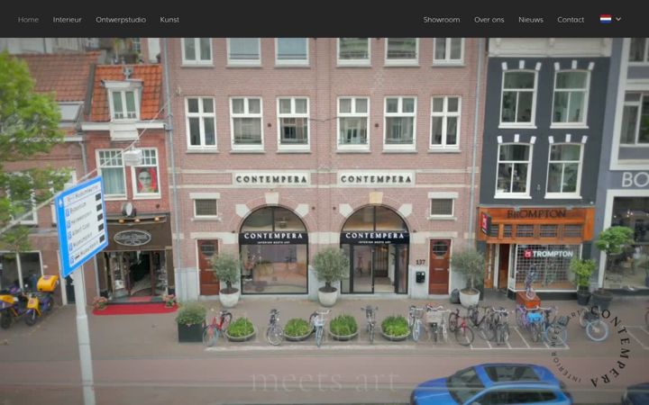 Screenshot of contempera.nl