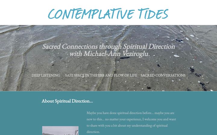 Screenshot of contemplativetides.com