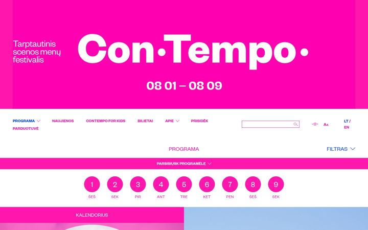 Screenshot di contempofestival.lt