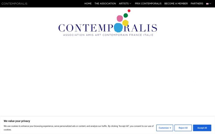 Screenshot of contemporalis.eu