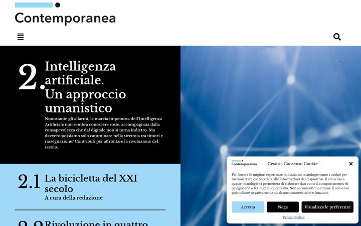 Screenshot of contemporaneaweb.org