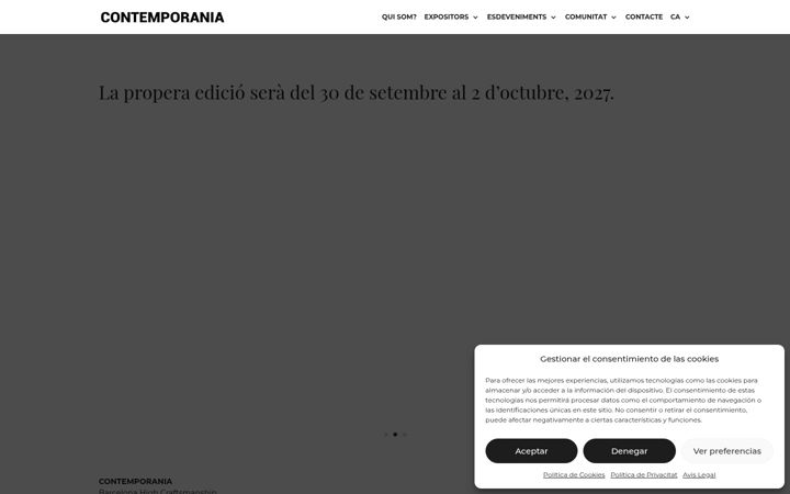 Screenshot of contemporania.cat