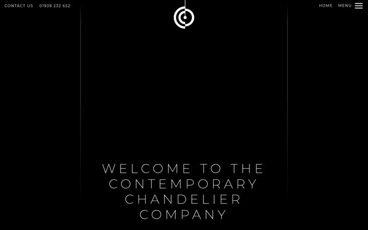 Screenshot of contemporarychandeliercompany.co.uk