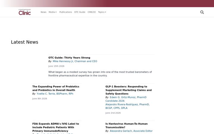 Screenshot of contemporaryclinic.com