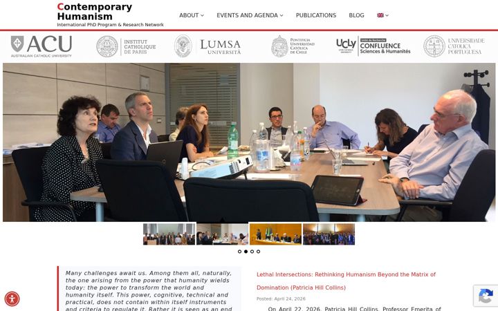 Screenshot of contemporaryhumanism.net